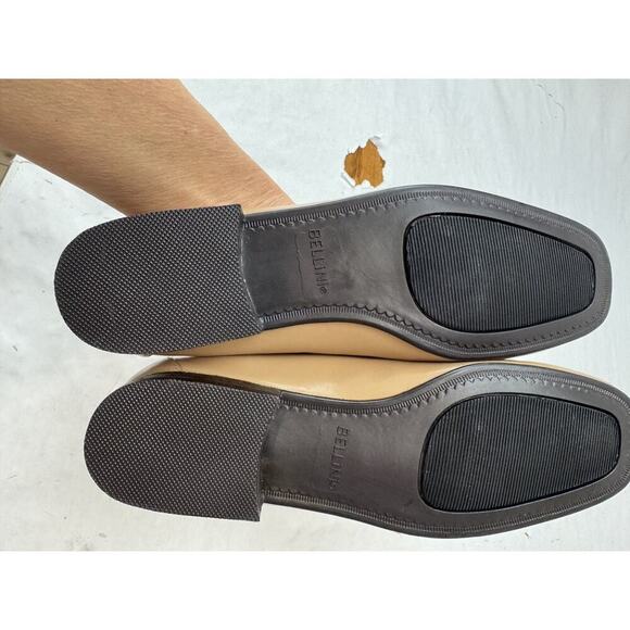 Bellini Genuine Leather Loafer Shoes Tan Flats Neutral Boho Preppy Women Sz 5.5 - Picture 13 of 13